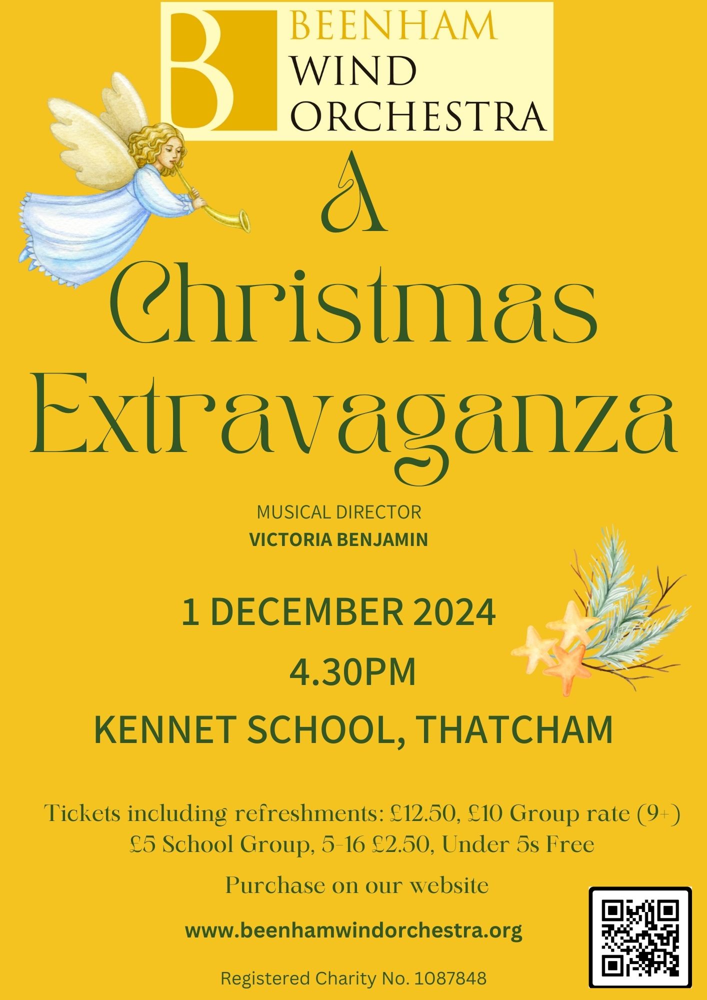 A Christmas Extravaganza. 1 December 2024 at 4.30pm