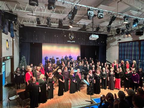 Beenham Wind Orchestra and Andover Ladies Choir at Kennet School